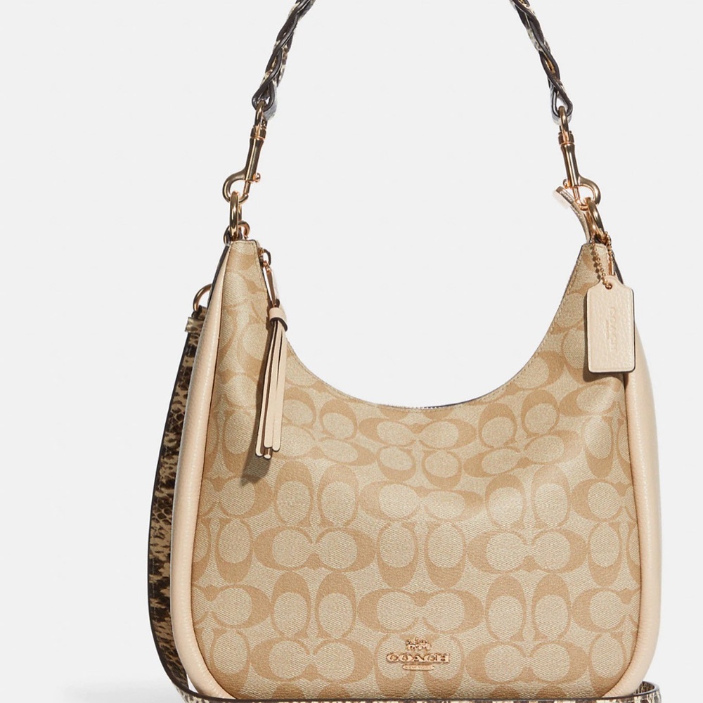 🌺🌺 COACH Jules Hobo In Signature Canvas 🌺🌺